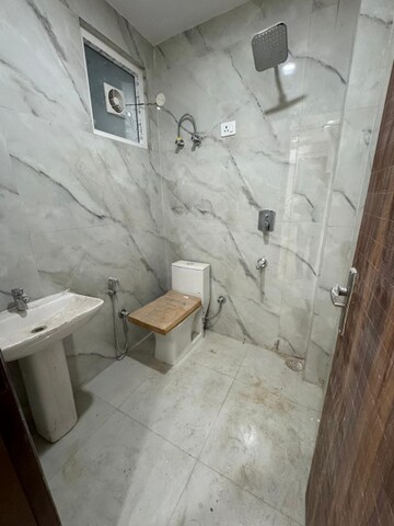 Bathroom in 3 BHK Builder Floor at Chattarpur – for Sale