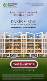 3 BHK + Pooja Room 1550 Sq.Ft. Builder Floor in Signature Global Daxin Vistas