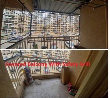 Balcony in 1 BHK Apartment at Kohinoor Group Abhimaan, Shirgaon – for Rent