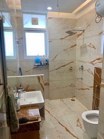Bathroom in 3 BHK Apartment at Santur Aspira, Sector 3 – for Rent