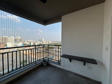 Balcony in 3 BHK Apartment at ASBL Spire, Kokapet – for Rent
