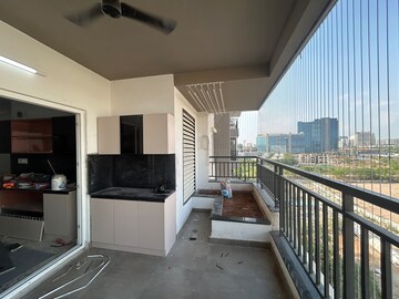 Balcony in 3 BHK Apartment at ASBL Spire, Kokapet – for Rent