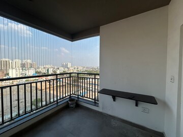 Balcony in 3 BHK Apartment at ASBL Spire, Kokapet – for Rent