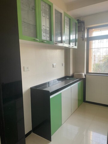 Kitchen in 1 RK Apartment at Saraf Choudhari Nagar CHS, Kandivali East – for Rent