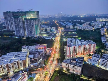 Living Room in 3 BHK Apartment at Candeur 40, Miyapur – for Sale