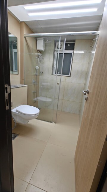 Bathroom in 3 BHK Apartment at L&T Emerald Isle, Powai – for Rent