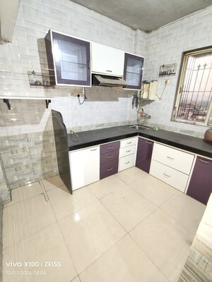 Kitchen in 1 BHK Apartment at Lambodhar Park, Kalwa – for Sale