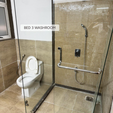 Bathroom in 4 BHK Apartment at Gm Kenjale Emirus, Baner Bypass Highway – for Rent