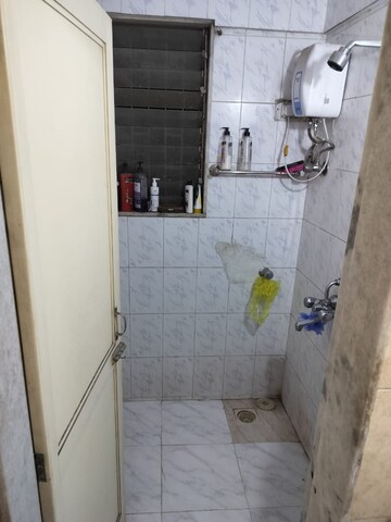 Bathroom in 2 BHK Apartment at Palm Beach Apartments, Versova – for Rent