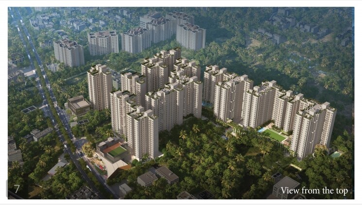 Living Room, srijan-optima 3 Bedroom 849 Sq.Ft. Apartment In Rajarhat New Town Kolkata 8457756