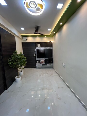 Living Room in 1 BHK Apartment at Marwadi Wadi Tower, Parel – for Rent
