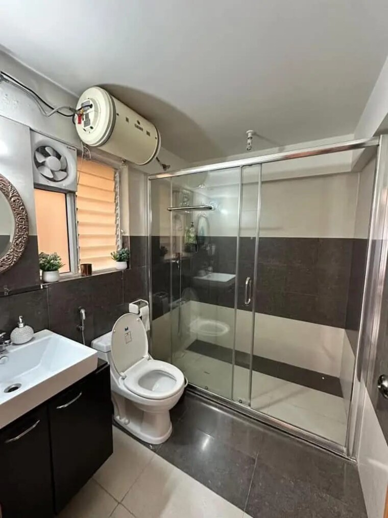 Bathroom, clover-highlands 3.5 Bedroom 3000 Sq.Ft. Penthouse In Kondhwa Pune 8457791