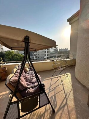 Balcony in 3.5 BHK Penthouse at Clover Highlands, Kondhwa – for Sale