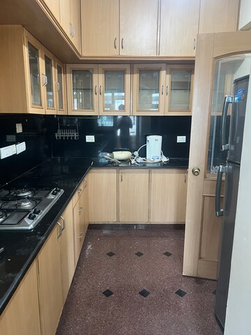 Kitchen in 3 BHK Apartment at Brigade Gardenia, Jp Nagar – for Rent