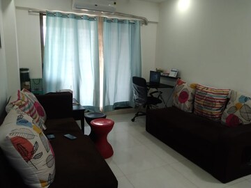 Living Room in 2 BHK Apartment at Swaraj Bella Vista, Ghansoli – for Rent