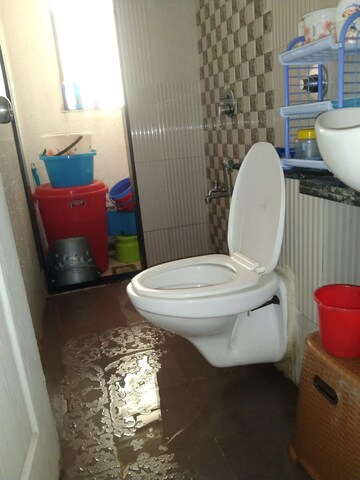 Bathroom in 2 BHK Apartment at Swaraj Bella Vista, Ghansoli – for Rent