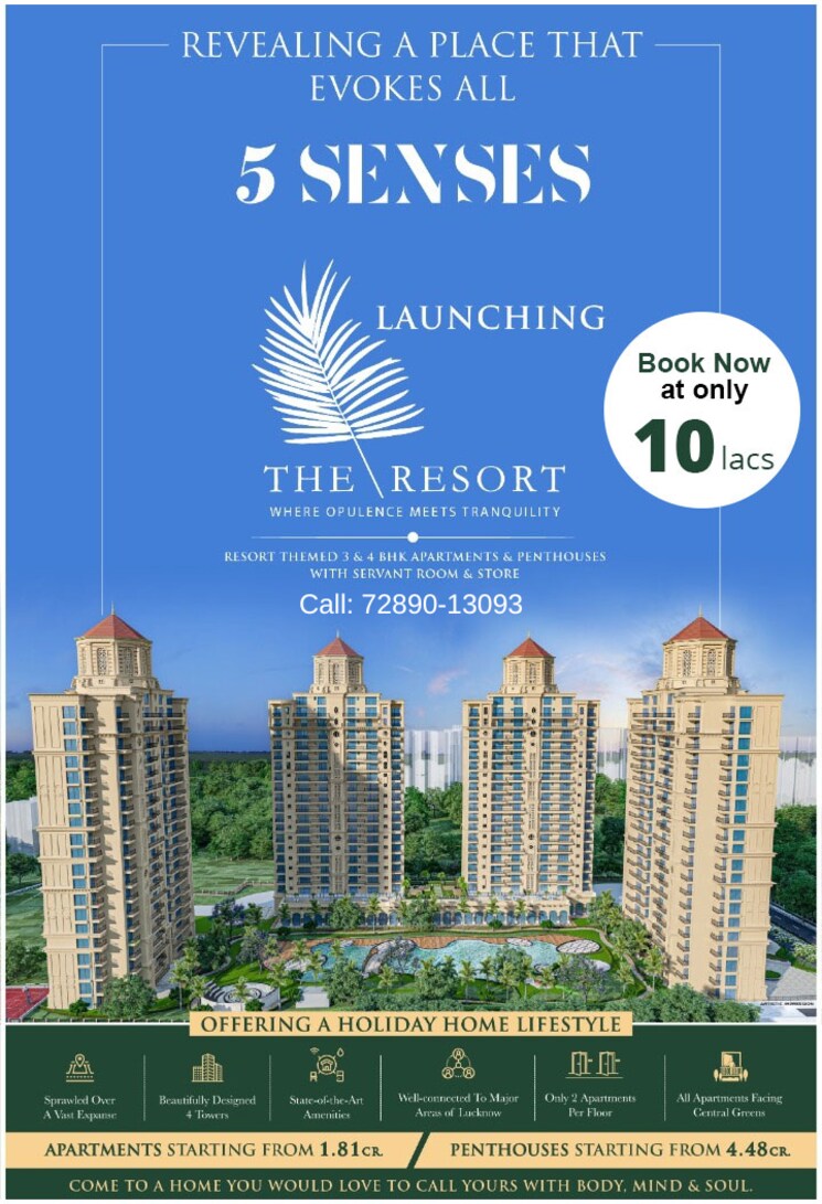 Master Plan, omaxe-the-resort-lucknow 4 Bedroom 3666 Sq.Ft. Apartment In Gomti Nagar Lucknow 8458037