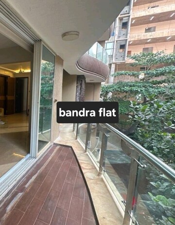 Balcony in 3 BHK Apartment at Bandra West – for Rent