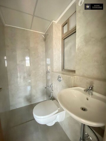 Bathroom in 2 BHK Apartment at Omkar Signet, Malad East – for Rent