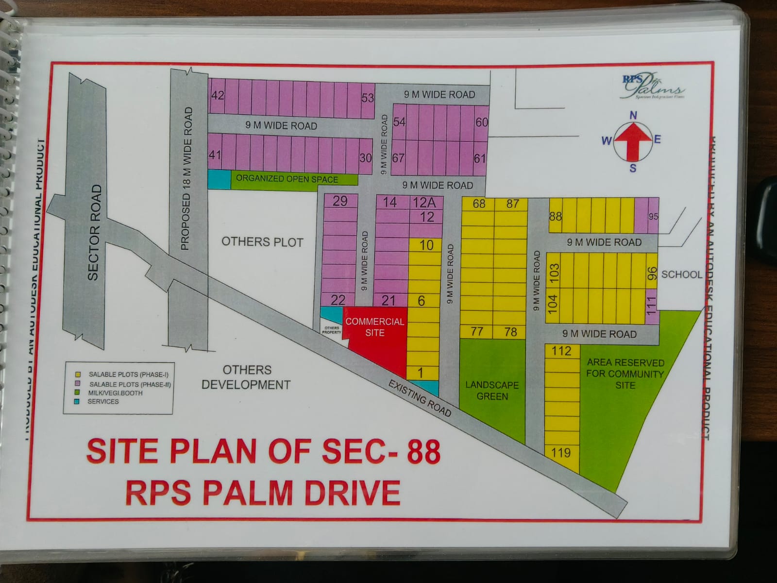Plot For Sale in RPS Palm Drive