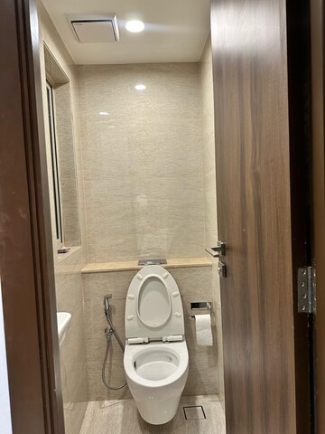 Bathroom in 1 BHK Apartment at Hiranandani Regent Hill, Powai – for Rent