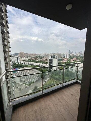 Living Room in 3 BHK Apartment at Godrej Meridien, Sector 106 – for Rent