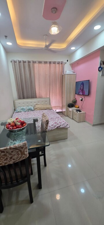 Bedroom in 1 BHK Apartment at Bhairaav Goldcrest Residency Phase 2, Ghansoli – for Rent