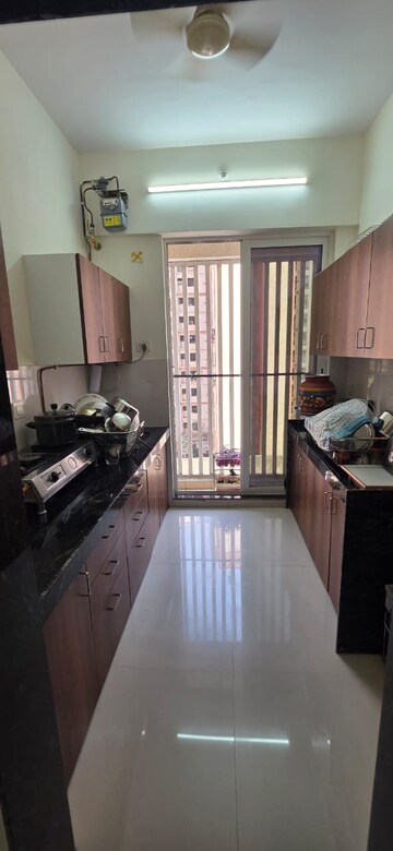 Kitchen in 1 BHK Apartment at Bhairaav Goldcrest Residency Phase 2, Ghansoli – for Rent