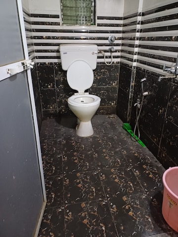Bathroom in 1 RK Apartment at Mahape – for Rent