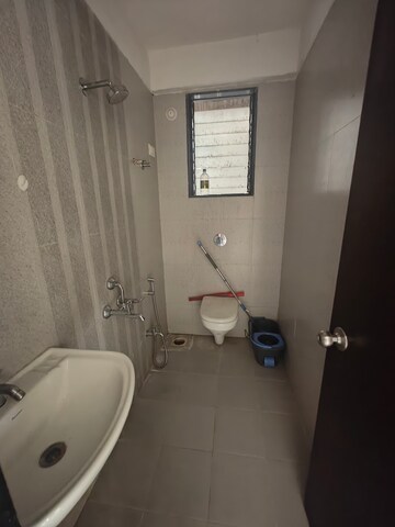Bathroom in 3 BHK Apartment at Shree Krishna Paradise, Kharghar – for Rent