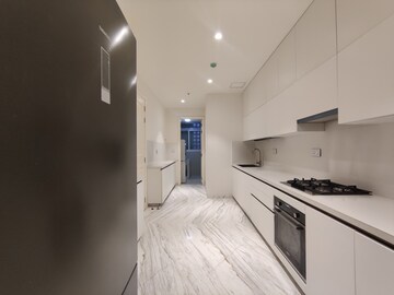 Kitchen in 3 BHK Apartment at Bhartiya Leela Residences, Thanisandra Main Road – for Rent