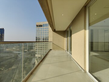 Balcony in 3 BHK Apartment at Bhartiya Leela Residences, Thanisandra Main Road – for Rent
