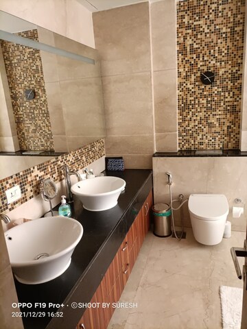 Bathroom in 3 BHK Apartment at M3M Golf Estate Fairway West, Sector 65 – for Rent