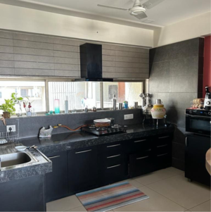 Kitchen in 4 BHK Penthouse at Satellite – for Sale
