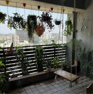 Balcony in 4 BHK Penthouse at Satellite – for Sale