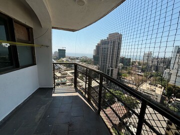 Balcony in 2 BHK Apartment at Lokhandwala Harmony, Worli – for Rent