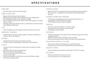 Master Plan in 3 BHK Apartment at Prestige Spring Heights, Rajendra Nagar – for Sale