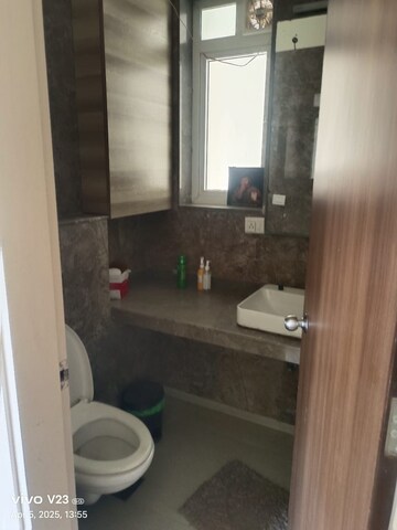 Bathroom in 2.5 BHK Apartment at L&T Crescent Bay T2, Parel – for Rent