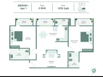 Master Plan in 2 BHK Apartment at Yeshwanthpur – for Sale