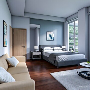 Master Bedroom in 2 BHK Builder Floor at Dum Dum Road – for Sale