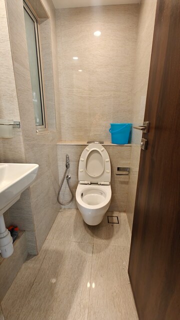 Bathroom in 1 BHK Apartment at Hiranandani Zen Maple, Powai – for Rent