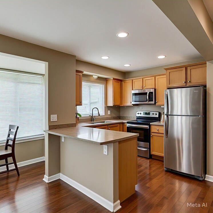 Kitchen, dum dum 2 Bedroom 840 Sq.Ft. Apartment In Dum Dum Kolkata 8459974