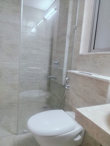 Bathroom in 3 BHK Apartment at Oberoi Sky City, Borivali East – for Rent