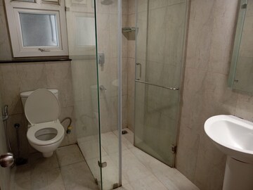 Bathroom in 3.5 BHK Apartment at Prestige High Fields, Gachibowli – for Rent