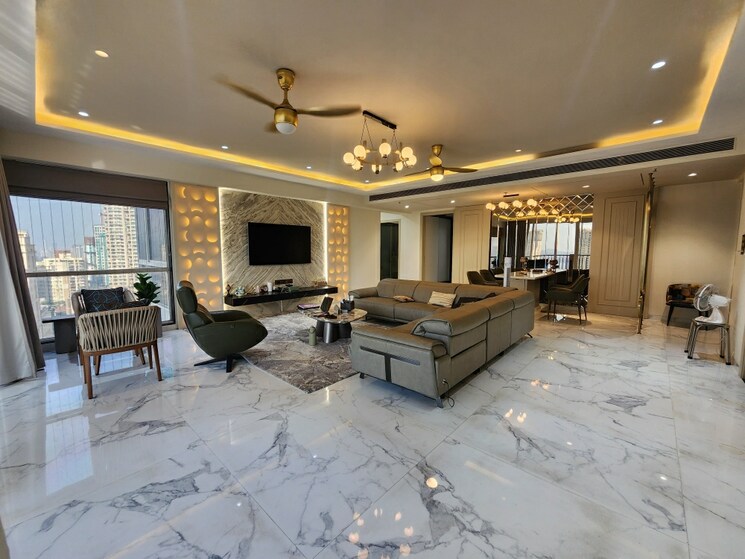 Living Room, the-view-powai 4 Bedroom 2900 Sq.Ft. Apartment In Powai Mumbai 8460849