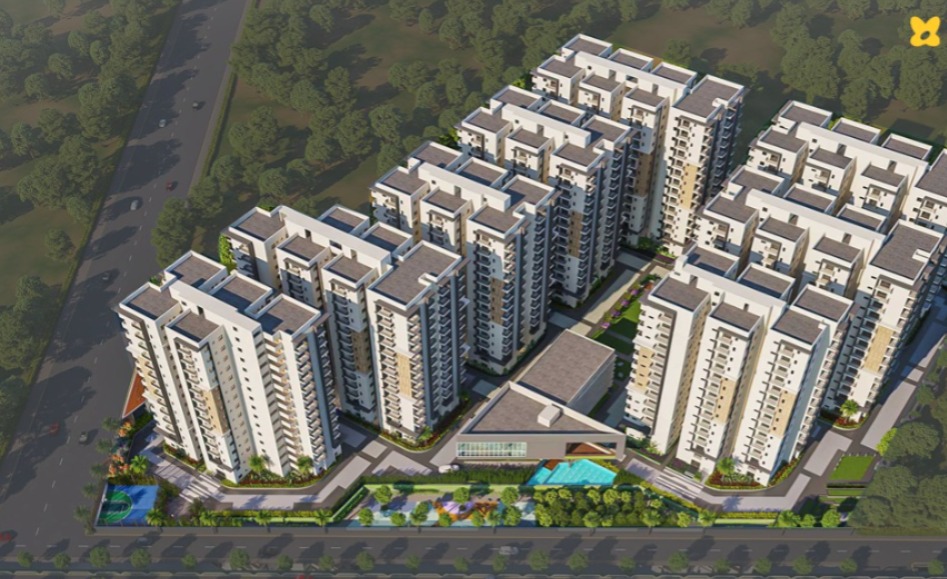 3 BHK + Pooja Room,Study Room,Extra Room Apartment For Sale in Hallmark Melody Kollur hy