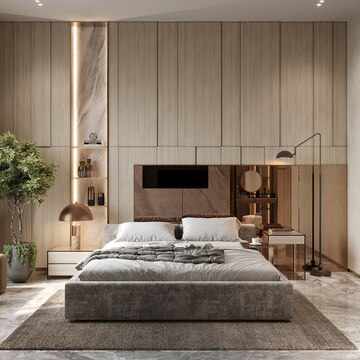 Bedroom in 3 BHK Apartment at Mahalaxmi – for Sale