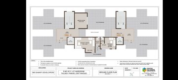 Floor Plan in 1 BHK Apartment at Rasayani – for Sale