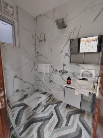 Bathroom in 3 BHK Builder Floor at Malviya Nagar – for Rent