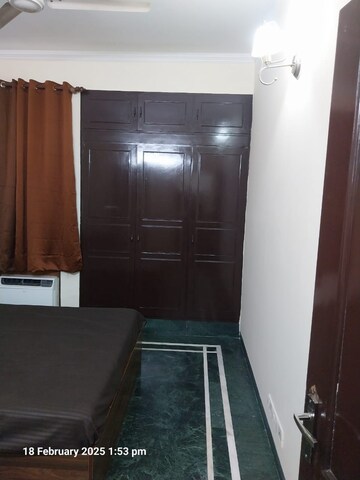 Bathroom in 3 BHK Builder Floor at Ansal Sushant Apartments, Sushant Lok I – for Rent